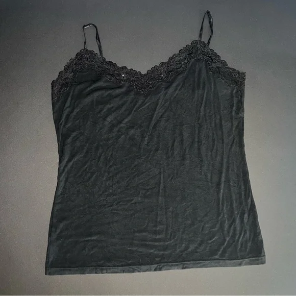 Two Ann Taylor camisoles white and black excellent condition 🩷 - Picture 9 of 14